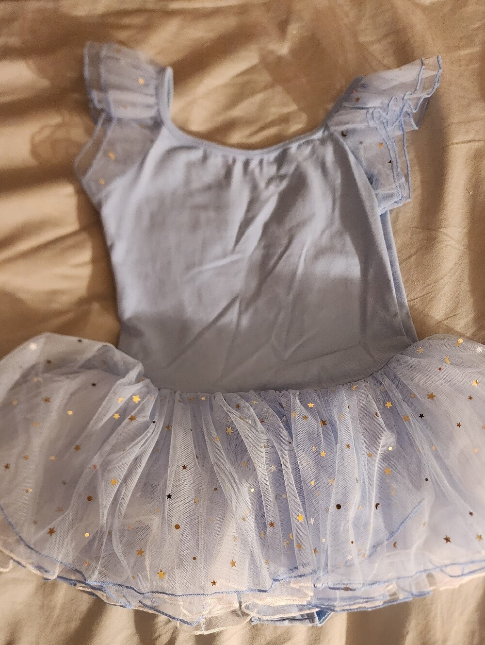 Light Blue Star Tulle Ballet Costume for Kids